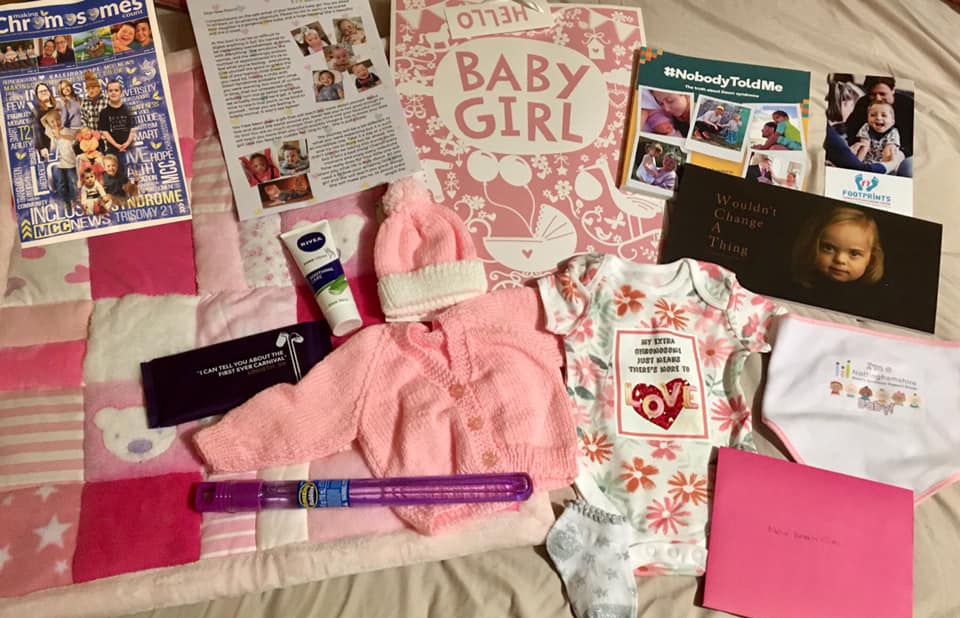 Baby Girl Gift Bag contents